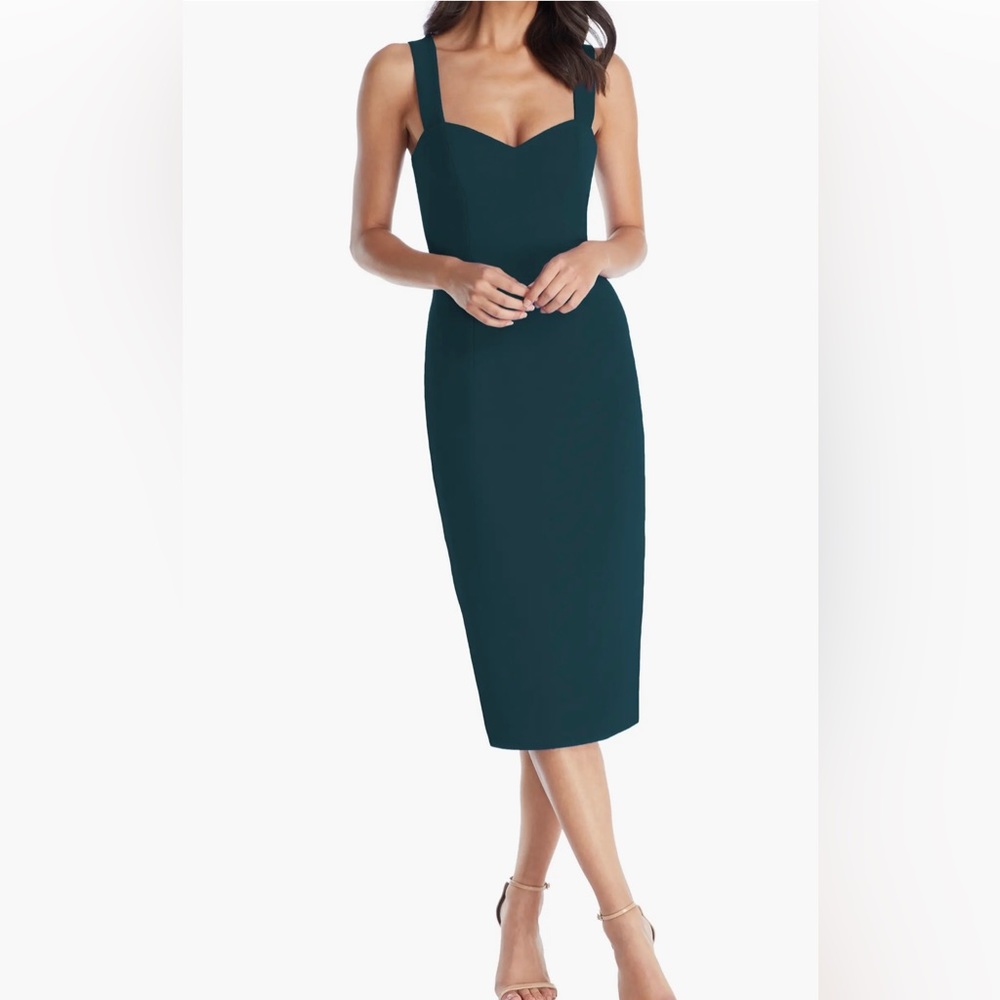 Dress The Population Nicole Sweetheart Neck Cocktail Dress